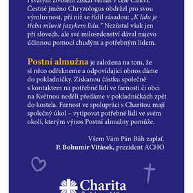 Leták postnička (ACHO)